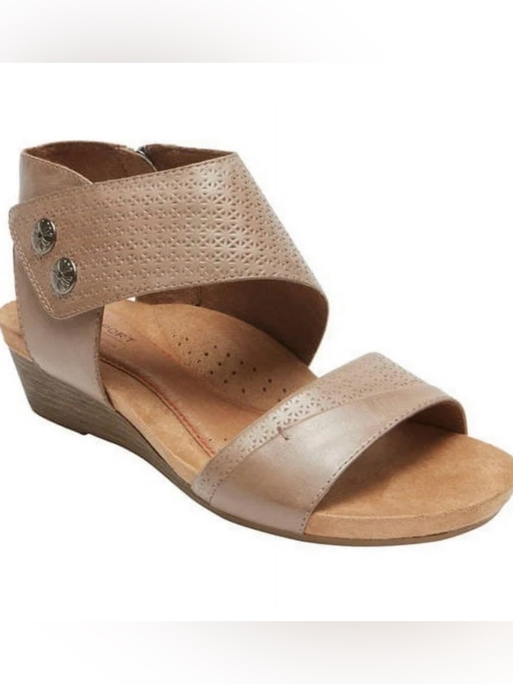 Rockport Leather Cobb Hill Hollywood 2 Piece Cuff Sandal Size 9.5
